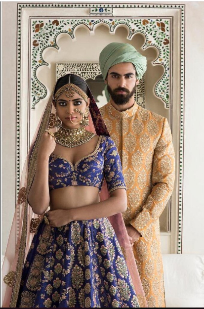 تصویر لباس عروس هندی .2
