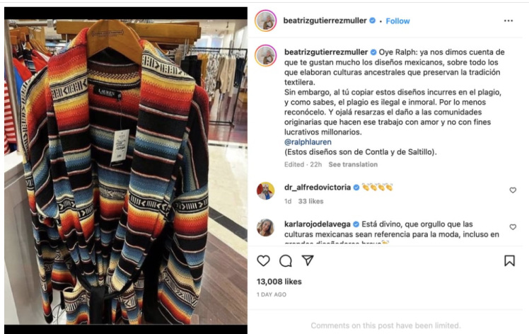 محکوم کردن برند رالف لورن به دلیل سرقت ادبی ( 2022)